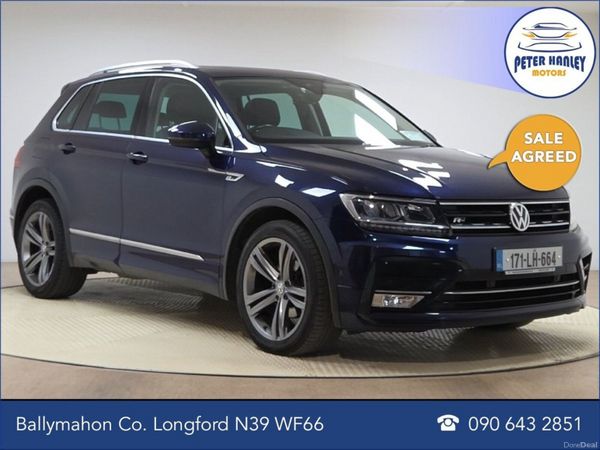 Volkswagen Tiguan SUV, Diesel, 2017, Blue