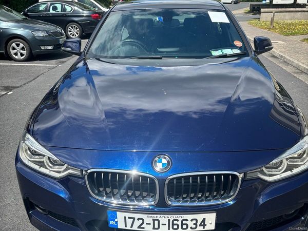 BMW 3-Series Saloon, Diesel, 2017, Blue