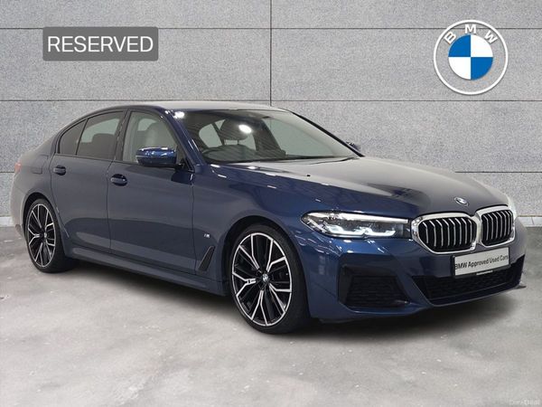 BMW 5-Series Saloon, Diesel, 2022, Blue