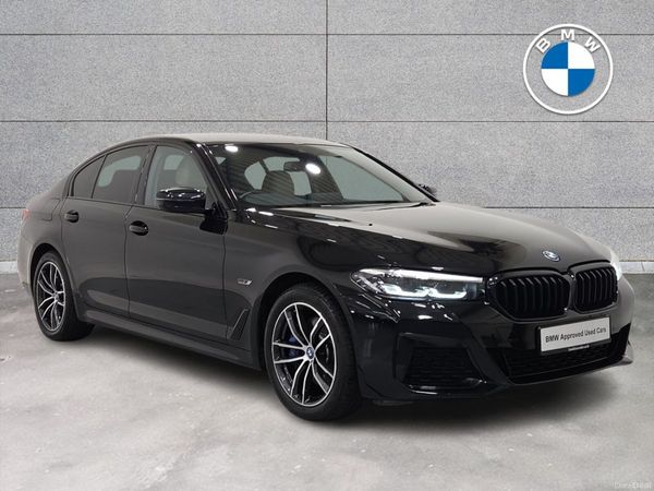 BMW 5-Series Saloon, Petrol Plug-in Hybrid, 2022, Black