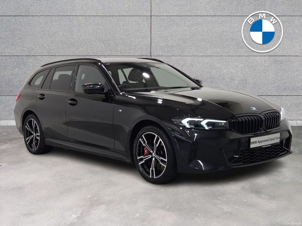 BMW 3-Series Estate, Petrol Plug-in Hybrid, 2025, Black