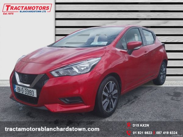 Nissan Micra Hatchback, Petrol, 2019, Red