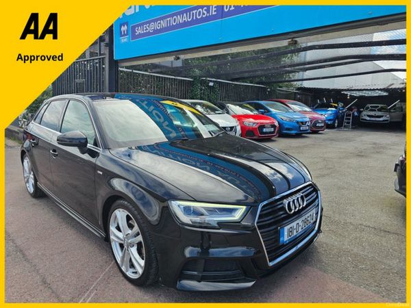 Audi A3 Hatchback, Diesel, 2018, Black