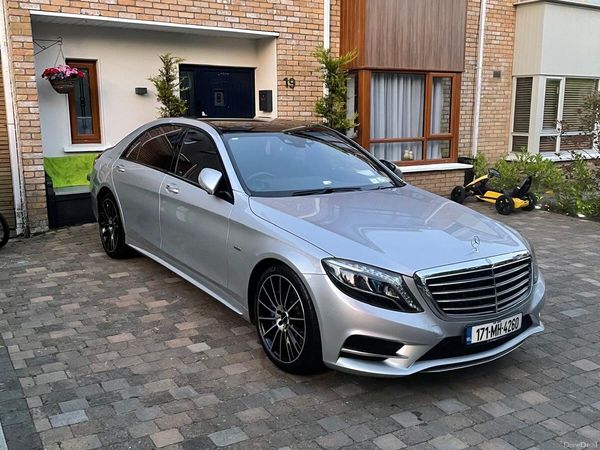 Mercedes-Benz S-Class Saloon, Petrol Plug-in Hybrid, 2017, Silver