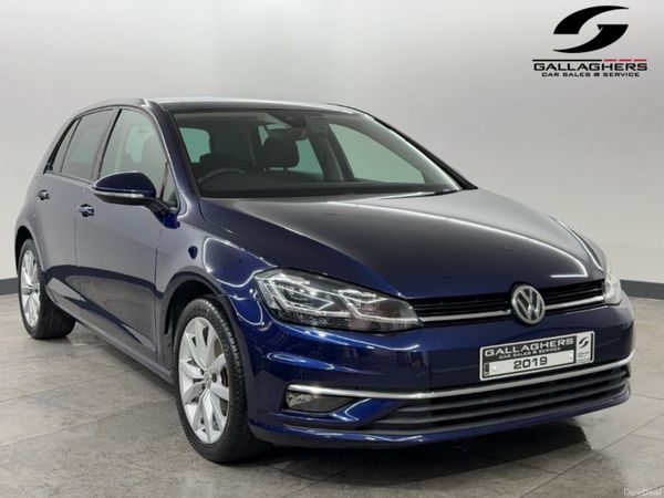 Volkswagen Golf Hatchback, Petrol, 2019, Blue