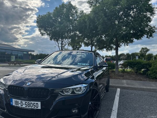 BMW 3-Series Saloon, Petrol Plug-in Hybrid, 2018, Black
