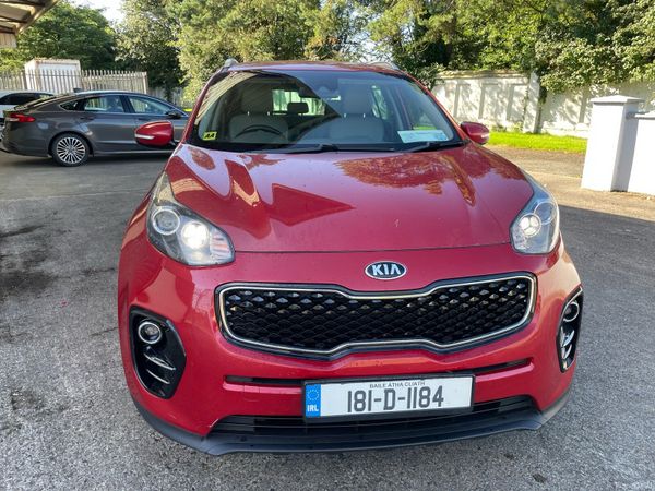 Kia Sportage SUV, Diesel, 2018, Red