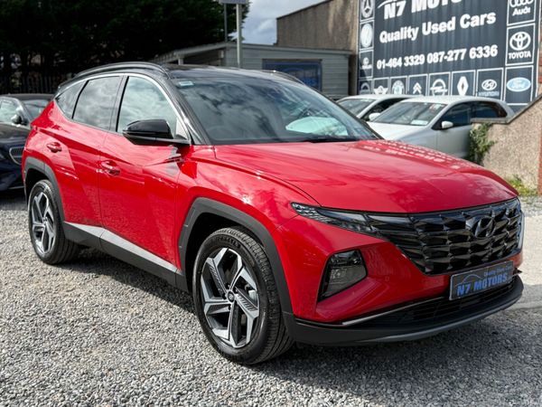 Hyundai Tucson SUV, Petrol Plug-in Hybrid, 2024, Red
