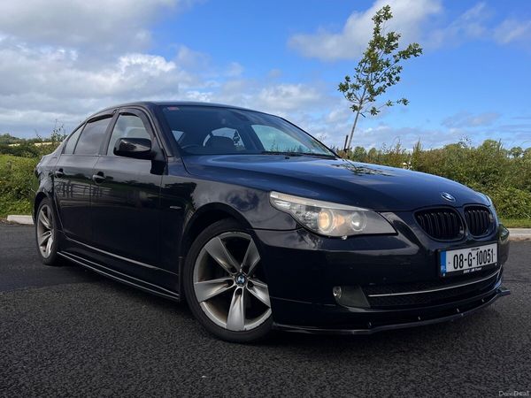 BMW 5-Series Saloon, Diesel, 2008, Black