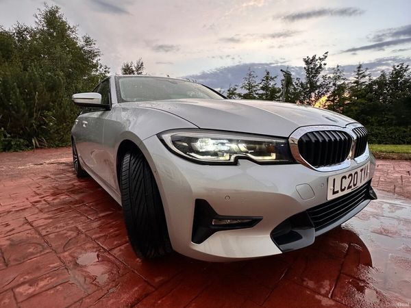 BMW 3-Series Saloon, Petrol Hybrid, 2020, Silver