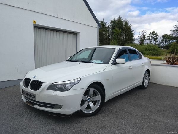 BMW 5-Series Saloon, Diesel, 2009, White