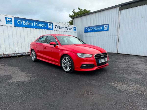 Audi A3 Saloon, Diesel, 2016, Red