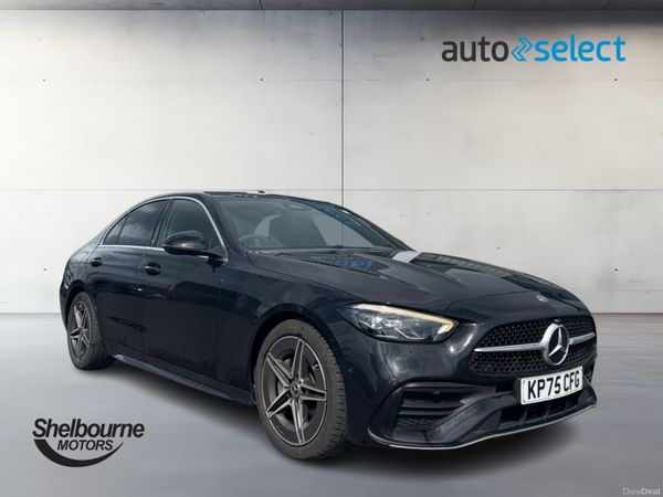 Mercedes-Benz C-Class Saloon, Diesel Hybrid, 2025, Black