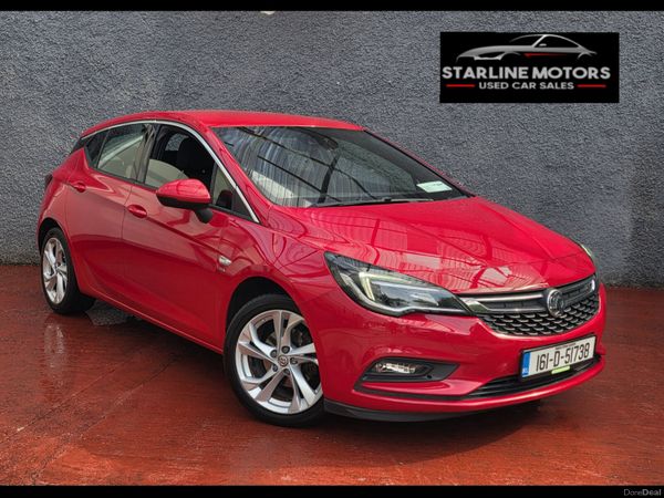 Vauxhall Astra Hatchback, Petrol, 2016, Red