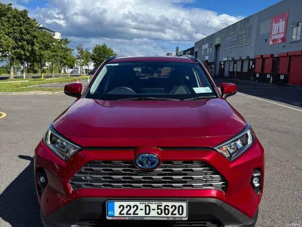 Toyota RAV4 SUV, Petrol Hybrid, 2022, Red