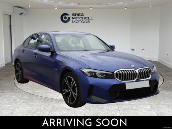 BMW 3-Series Saloon, Petrol Hybrid, 2023, Blue