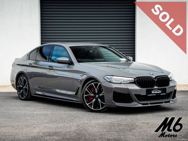 BMW 5-Series Saloon, Petrol Plug-in Hybrid, 2022, Grey