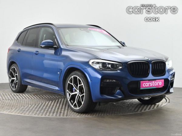 BMW X3 SUV, Petrol Plug-in Hybrid, 2020, Blue