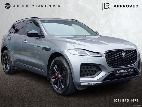 Jaguar F-Pace SUV, Petrol Plug-in Hybrid, 2022, Grey