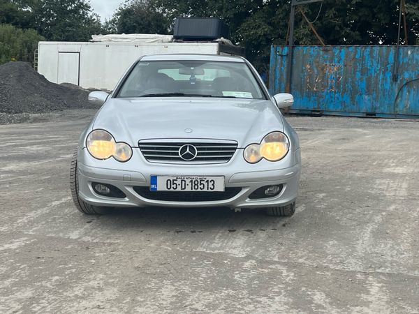 Mercedes-Benz C-Class Coupe, Petrol, 2005, Silver