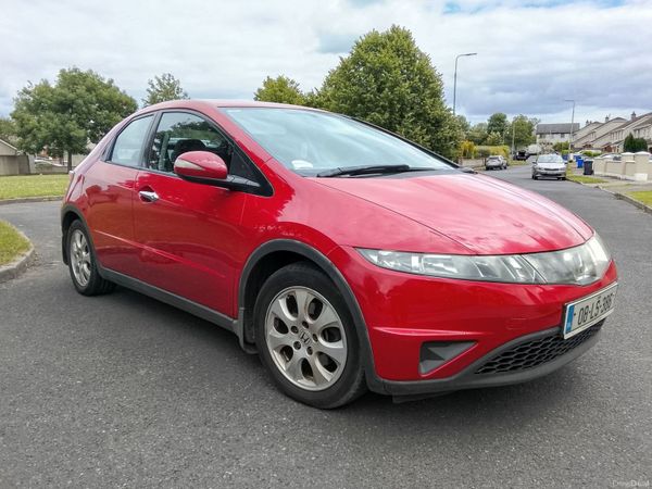 Honda Civic Hatchback, Petrol, 2008, Red