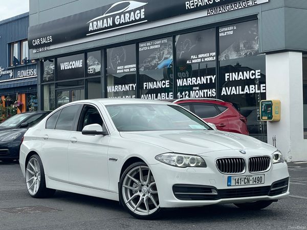 BMW 5-Series Saloon, Diesel, 2014, White
