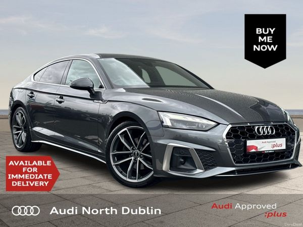 Audi A5 Hatchback, Diesel Hybrid, 2022, Grey