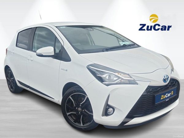 Toyota Yaris Hatchback, Petrol Hybrid, 2018, White