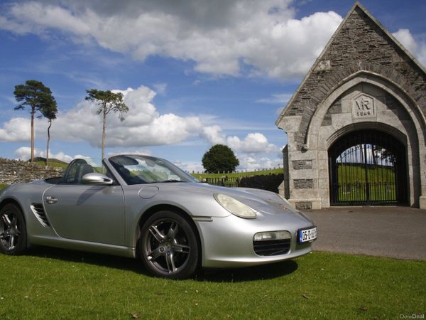 Porsche Boxster Convertible, Petrol, 2005, Silver