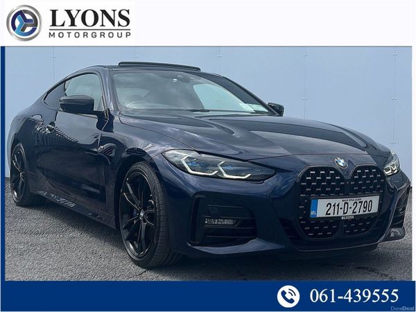 BMW 4-Series Coupe, Diesel, 2021, Blue