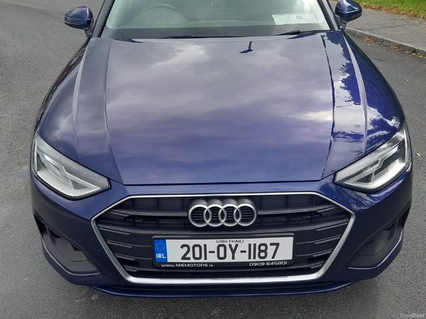 Audi A4 Saloon, Diesel, 2020, Blue