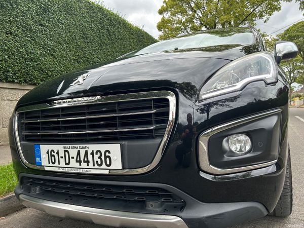 Peugeot 3008 SUV, Petrol, 2016, Black