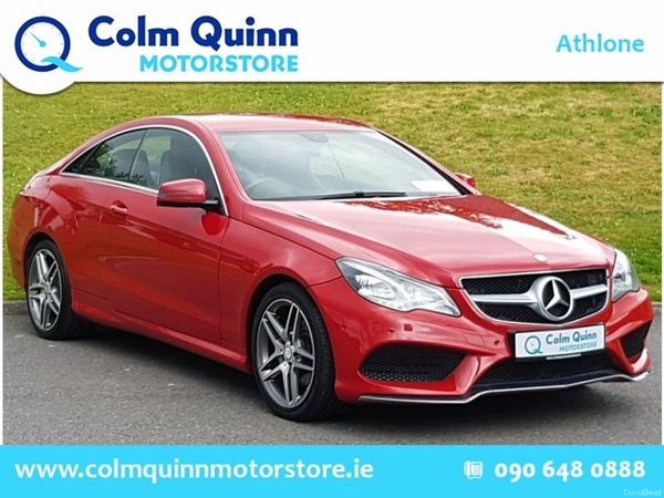 Mercedes-Benz E-Class Coupe, Diesel, 2017, Red