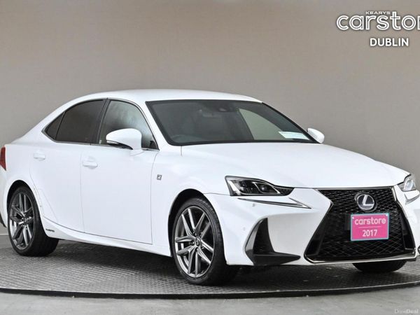 Lexus IS Saloon, Petrol Hybrid, 2017, White