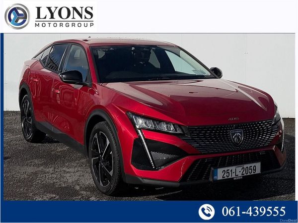 Peugeot 408 Hatchback, Petrol, 2025, Red