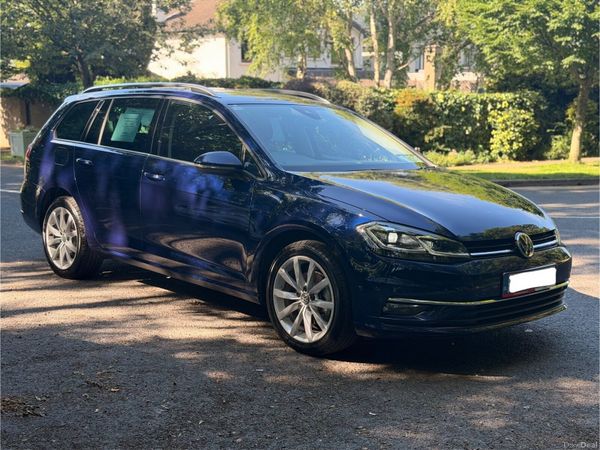 Volkswagen Golf Estate, Petrol, 2018, Blue