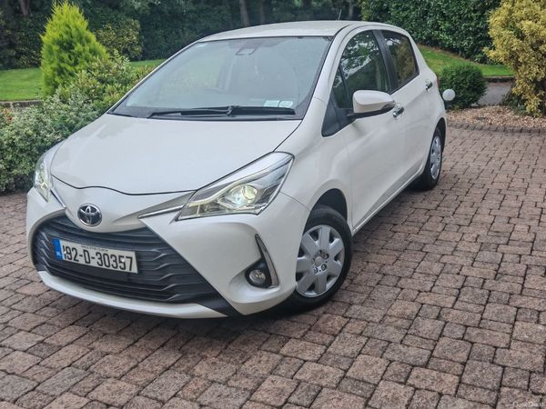 Toyota Vitz Hatchback, Petrol, 2019, White