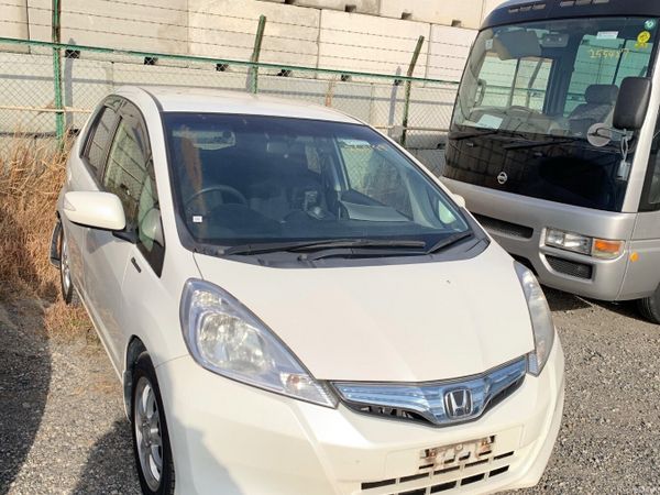 Honda Fit Hatchback, Petrol Hybrid, 2012, White