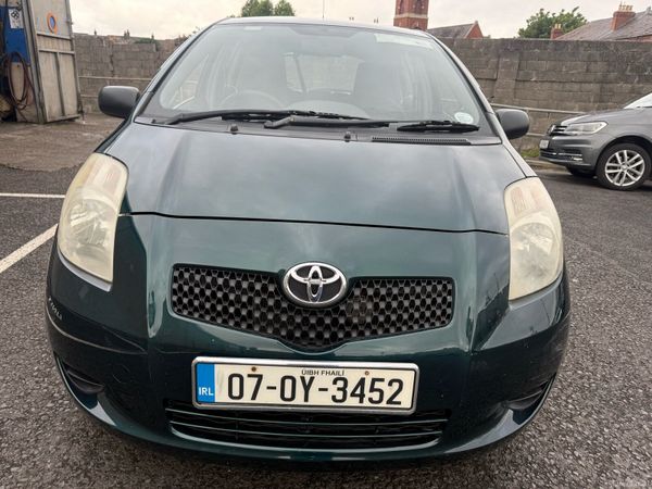 Toyota Yaris Hatchback, Petrol, 2007, Green