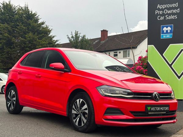 Volkswagen Polo Hatchback, Petrol, 2021, Red