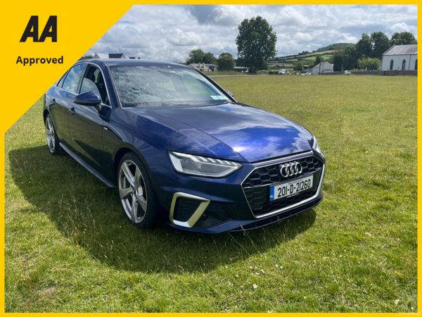 Audi A4 Saloon, Diesel, 2020, Blue