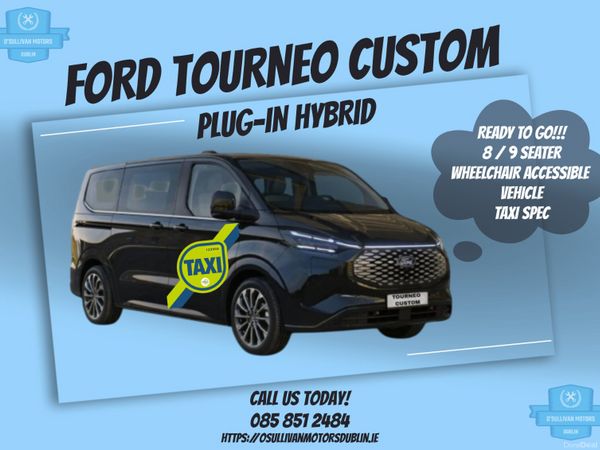 Ford Tourneo Custom Van, Petrol Plug-in Hybrid, 2026, Grey