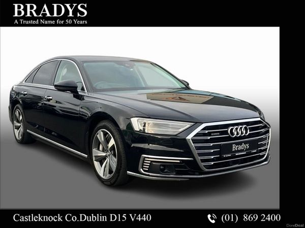 Audi A8 Saloon, Petrol Hybrid, 2021, Black