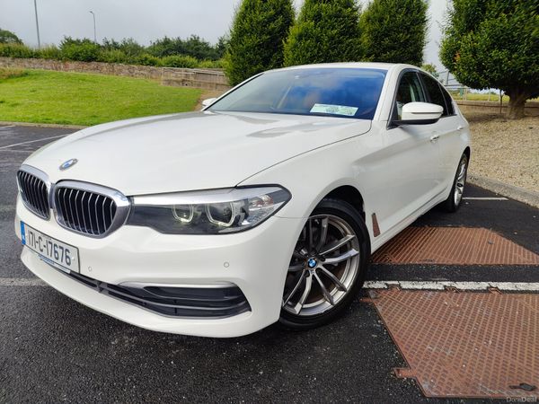 BMW 5-Series Saloon, Diesel, 2017, White