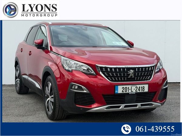 Peugeot 3008 MPV, Diesel, 2020, Red