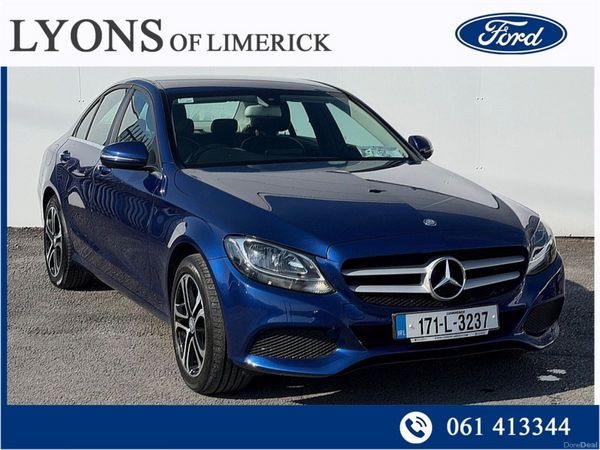 Mercedes-Benz C-Class Saloon, Diesel, 2017, Blue