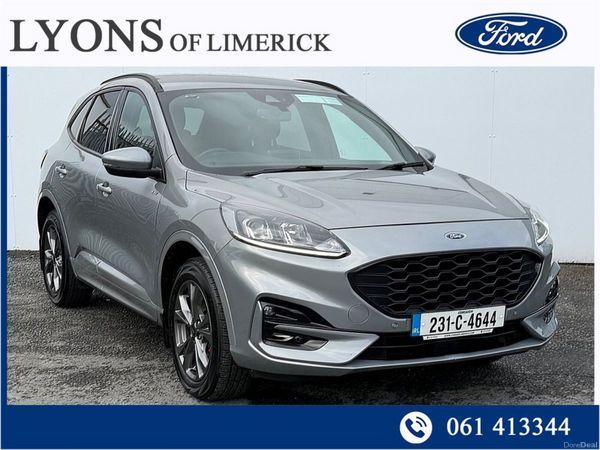 Ford Kuga SUV, Petrol Plug-in Hybrid, 2023, Grey
