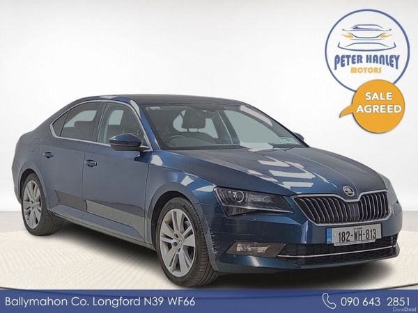 Skoda Superb Saloon, Diesel, 2018, Blue