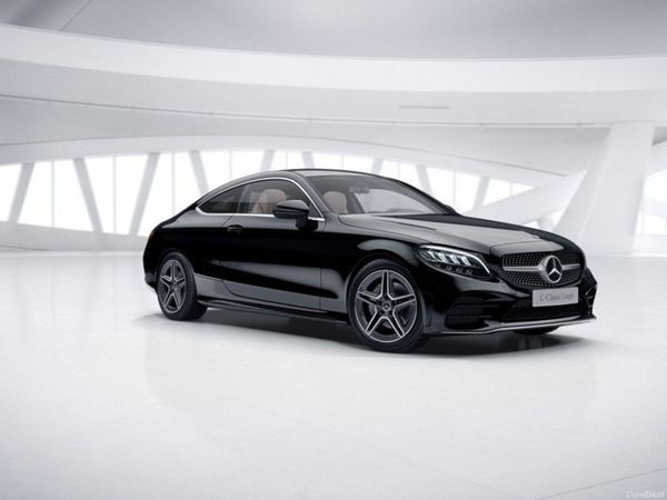 Mercedes-Benz C-Class Coupe, Petrol Hybrid, 2022, Black