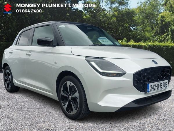 Suzuki Swift Hatchback, Petrol Hybrid, 2024, White